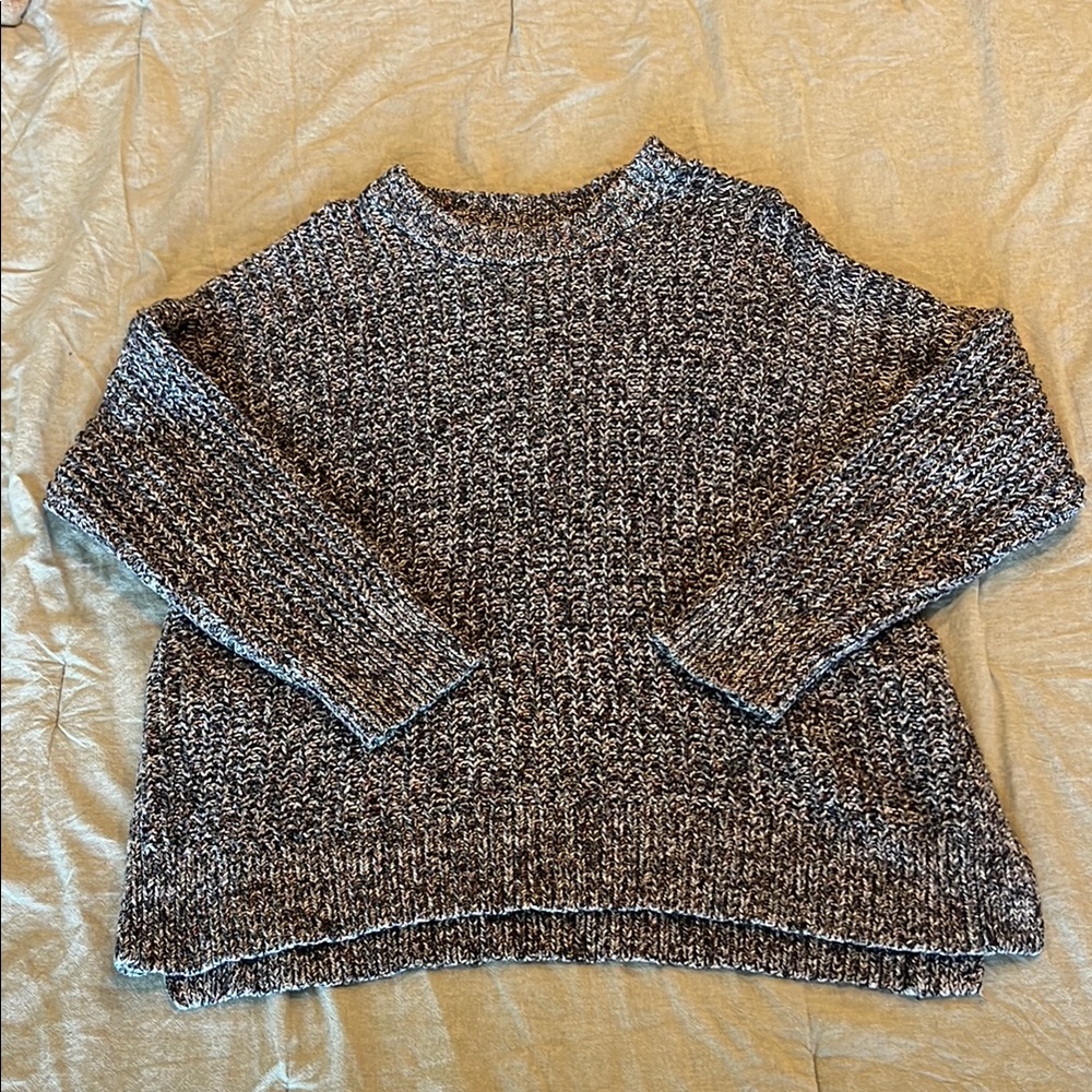 Aerie multicolored crew neck sweater